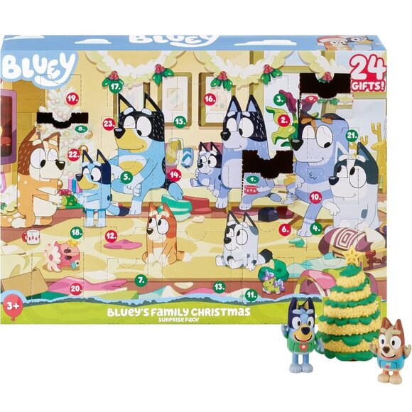 Bluey Christmas Advent Calendar | 24 Pieces - Picture 2 of 7